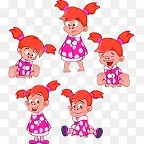 卡通女孩表情-空若网 卡通女孩表情-空若网