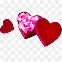 红色高清爱心花瓣-空若网 红色高清爱心花瓣-空若网