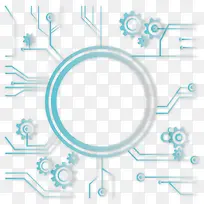 矢量蓝色科技素材-空若网 矢量蓝色科技素材-空若网