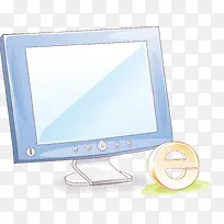 矢量手绘电脑网络素材-空若网 矢量手绘电脑网络素材-空若网