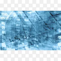 蓝色数据图背景-空若网 蓝色数据图背景-空若网