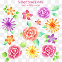 水彩花朵-空若网 水彩花朵-空若网