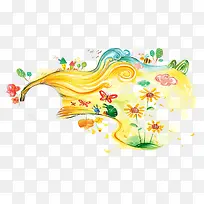 水彩画风景-空若网 水彩画风景-空若网