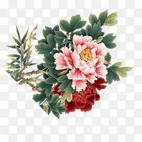 中秋节 手绘水彩花朵-空若网 中秋节 手绘水彩花朵-空若网