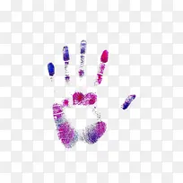 水彩手印-空若网 水彩手印-空若网