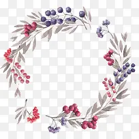 手绘花圈-空若网 手绘花圈-空若网