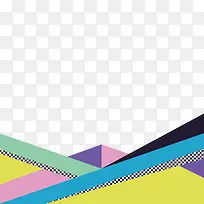 矢量彩色几何装饰图案-空若网 矢量彩色几何装饰图案-空若网