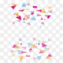 彩色漂浮三角形海报-空若网 彩色漂浮三角形海报-空若网