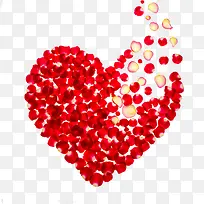 爱心花瓣图片素材-空若网 爱心花瓣图片素材-空若网