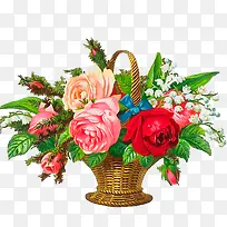 装饰素材 花篮-空若网 装饰素材 花篮-空若网