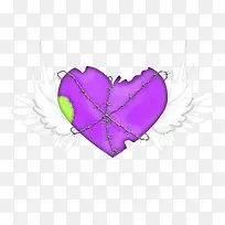 爱心翅膀-空若网 爱心翅膀-空若网