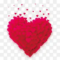 爱心红色七夕海报设计-空若网 爱心红色七夕海报设计-空若网