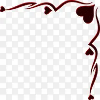 红色爱心设计花纹-空若网 红色爱心设计花纹-空若网