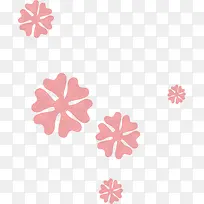 红色爱心花朵装饰-空若网 红色爱心花朵装饰-空若网