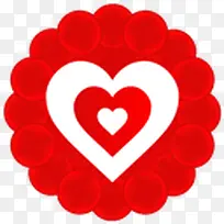 红色心型爱心图标下载-空若网 红色心型爱心图标下载-空若网