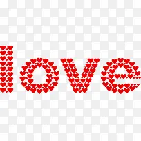 红色字母爱心创意-空若网 红色字母爱心创意-空若网