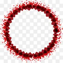 红色爱心圆形婚礼-空若网 红色爱心圆形婚礼-空若网