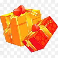 红色花纹爱心礼盒-空若网 红色花纹爱心礼盒-空若网