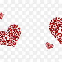 教师节红色爱心花朵-空若网 教师节红色爱心花朵-空若网