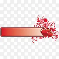 红色标语艺术爱心-空若网 红色标语艺术爱心-空若网