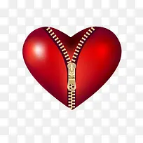 拉链爱心-空若网 拉链爱心-空若网