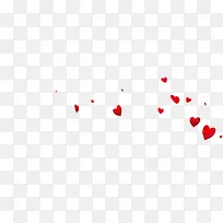 可爱红色爱心飞舞-空若网 可爱红色爱心飞舞-空若网