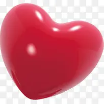 红色立体爱心-空若网 红色立体爱心-空若网