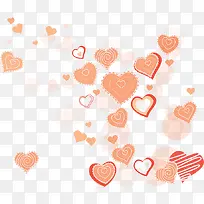 红色鲜艳艺术爱心-空若网 红色鲜艳艺术爱心-空若网