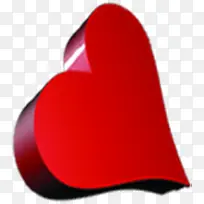 红色立体爱心设计-空若网 红色立体爱心设计-空若网
