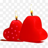 红色爱心蜡烛-空若网 红色爱心蜡烛-空若网