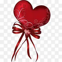 红色印花爱心七夕-空若网 红色印花爱心七夕-空若网