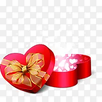 红色立体爱心礼盒-空若网 红色立体爱心礼盒-空若网