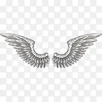 矢量羽毛翅膀图样-空若网 矢量羽毛翅膀图样-空若网