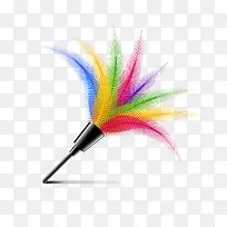 彩色矢量毽子-空若网 彩色矢量毽子-空若网