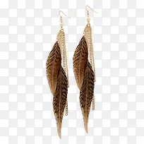 古典羽毛创意耳饰-空若网 古典羽毛创意耳饰-空若网