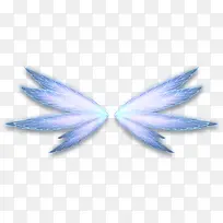 蓝色梦幻卡通翅膀-空若网 蓝色梦幻卡通翅膀-空若网