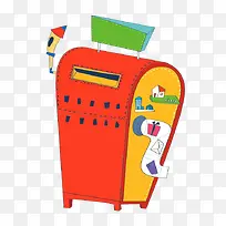 儿童节卡通手绘邮箱-空若网 儿童节卡通手绘邮箱-空若网