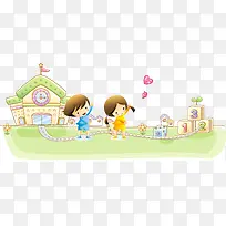 卡通背景素材-空若网 卡通背景素材-空若网