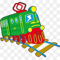 火车 手绘卡通火车 轨道-空若网 火车 手绘卡通火车 轨道-空若网