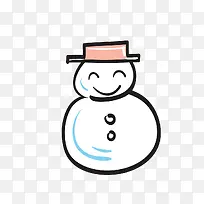手绘雪人-空若网 手绘雪人-空若网