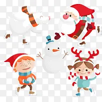 圣诞卡通插画-空若网 圣诞卡通插画-空若网