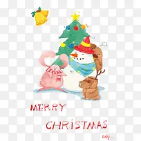 圣诞雪人-空若网 圣诞雪人-空若网