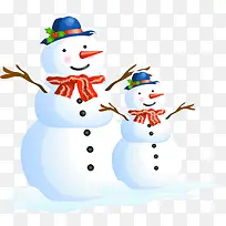 白色雪人卡通可爱-空若网 白色雪人卡通可爱-空若网
