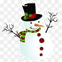 可爱冬日雪人创意-空若网 可爱冬日雪人创意-空若网