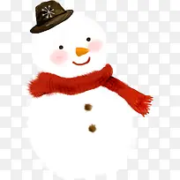 冬季可爱雪人装饰-空若网 冬季可爱雪人装饰-空若网
