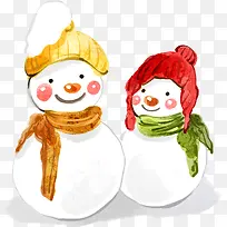 卡通手绘雪人创意-空若网 卡通手绘雪人创意-空若网