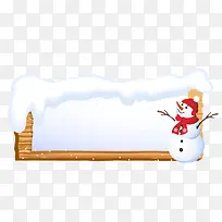 手绘冬季圣诞节雪人-空若网 手绘冬季圣诞节雪人-空若网