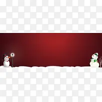 雪人背景-空若网 雪人背景-空若网