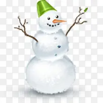 可爱小雪人图标-空若网 可爱小雪人图标-空若网
