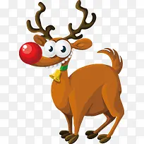 圣诞节卡通麋鹿-空若网 圣诞节卡通麋鹿-空若网
